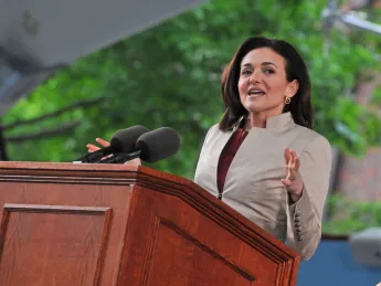 Sheryl Sandberg at Class Day
