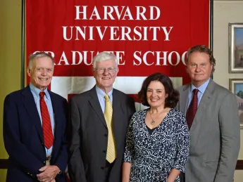 From left: Robert Richardson, Gordon Wood, Louise Ryan, and Wade Davis