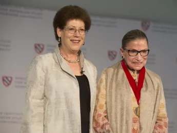 Dean Lizabeth Cohen and Justice Ginsburg
