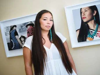 Photographer Matika Wilbur is gathering original photographic images and oral narratives from all Tribal communities throughout the United States.