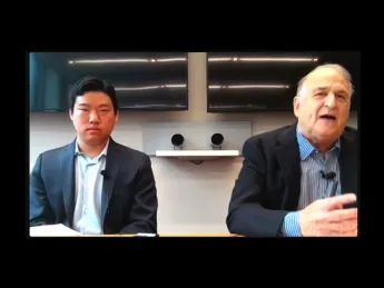 Steven Goldstein and moderator Christopher Li 