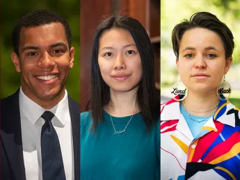 From left: Josiah Meadows, Pallas Chou, and Vig Hogg