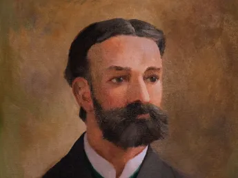 This portrait of Smith forms part of a mural, by Nelson Chase, that decorates the Aesculapian Room of the Harvard Club of Boston.