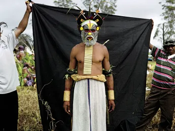 from <i>Stephen Dupont: Papua New Guinea Portraits and Diaries,</i> at the Peabody Museum