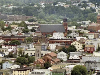 Federal Hill in Providence, Rhode Island, today, with its Roman Catholic churches 