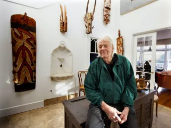 Robert Gardner in his Cambridge home, October 2013