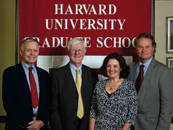 From left: Robert Richardson, Gordon Wood, Louise Ryan, and Wade Davis 