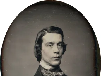 Daguerreotype portrait of Unitarian minister Thomas Starr King