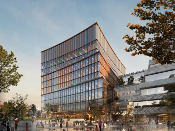 An artist’s rendering of the Enterprise Research Campus East lab