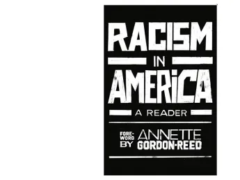 Book cover for Racism in America, a Reader 