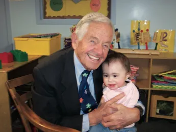 Brazelton with one of his sources of inspiration