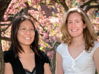 From left: Katherine Xue and Isabel Ruane