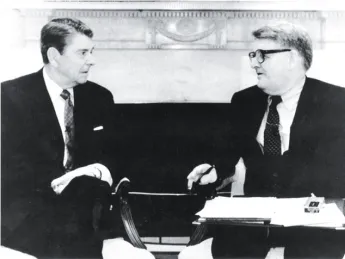 Ronald Reagan wrote in his presidential diary for September 12, 1988: &ldquo;Then a briefing for a pleasant interview which took place at 11:30 with Warren Brooks [sic] my favorite Ec. columnist.&rdquo;