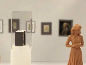 A detail of the extensive scale model of the renewed galleries, from <i>In-Sight Evening: Preparing for the New Harvard Art Museums</i> 