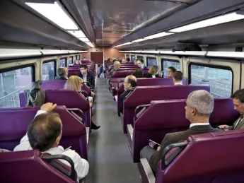 When researchers placed Spanish-speaking riders on a Boston-area commuter-rail train, xenophobic attitudes first increased, then decreased.