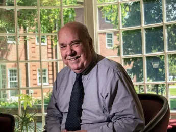 Portrait photo of admissions stalwart Dwight Miller