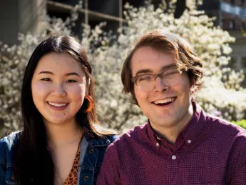 Photograph of Julie Chung and Drew Pendergrass