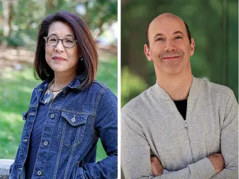 Photographs of Erika Lee and Jesse Hoffnung-Garskof, ethnic-studies appointees