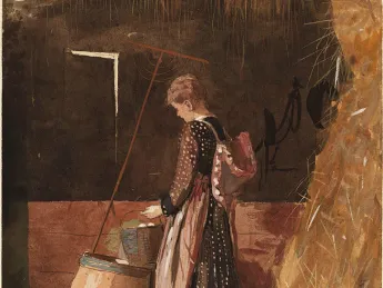 Image of Winslow Homer’s painting Fresh Eggs, 1874