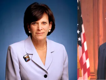 Jessica Tuchman Mathews and Theodore V. Wells Jr.