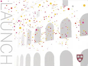 The invitation for the September 21 launch events and festivities