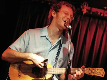 David Wax plays <i>jaranas,</i> Mexican guitars of various sizes