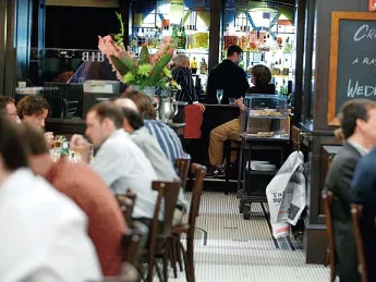 Wine, fire, and food—a tempting cornucopia at Beacon Hill Bistro.