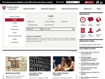 The Harvard Library's new online portal debuted September 18.
