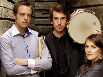 The trio Ensemble Evolution performs its eclectic compositions at the Arnold Arboretum