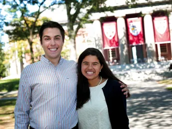 Jordan Weiers ’16 and Gabriela D.M. "Gaby" Ruiz-Colón ’16