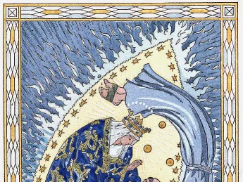  Maurice Lalau image for “The Juggler of Notre Dame,” by Anatole France (1924)