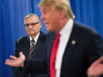 Photograph of President Donald Trump and Arizona sheriff Joe Arpaio