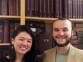 Photo of Michelle Walsh and Benjamin Roy