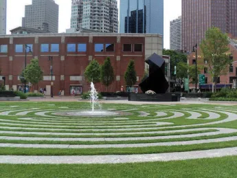 Outdoors at Boston's Armenian Heritage Park