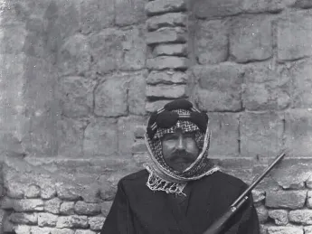 Photograph of Edgar J. Banks as he appeared in a 1920s book on his archaeological explorations