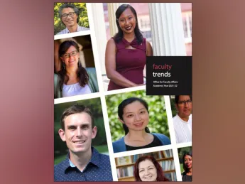Cover of Harvard faculty trends report