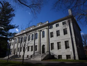Photograph of University Hall, where the Faculty of Arts and Sciences meets