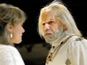 Jonathan Epstein as King Lear in a 2003 Shakespeare &amp; Company production 