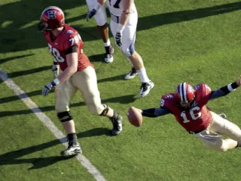Quarterback Collier Winters dove for Harvard’s third touchdown in a 37-20 defeat of Penn.