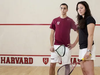 Ali Farag and Amanda Sobhy