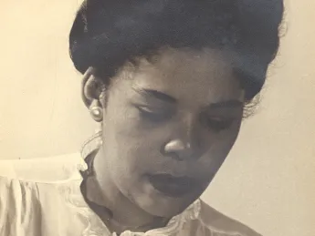 Novelist Ann Petry, in an undated photograph by Edna Guy