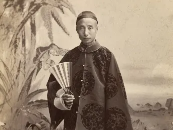 America&rsquo;s (and Harvard&rsquo;s) first Chinese-language teacher, Ge Kunhua, circa 1880