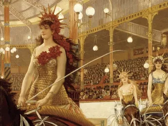 James Tissot’s painting, <i>Ladies of the Chariots</i>