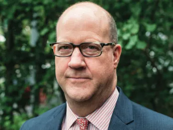 Photographic portrait of Philip W. Lovejoy, executive director, Harvard Alumni Association