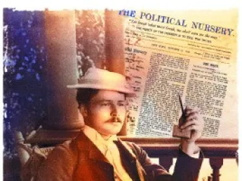 A youthful but pensive Chapman and one of his many later works.
