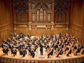 The Longwood Symphony Orchestra performs at Jordan Hall.