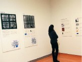 anonymous woman viewing the exhibit (2)