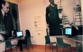 anonymous woman viewing the exhibit (4)