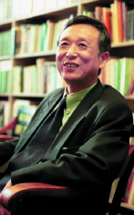 Nobel laureate Gao Xingjian emphasized the literary qualities of his work, not the political conditions that make him an exile from his native land.