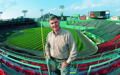 Weiler at Fenway park, panoramic